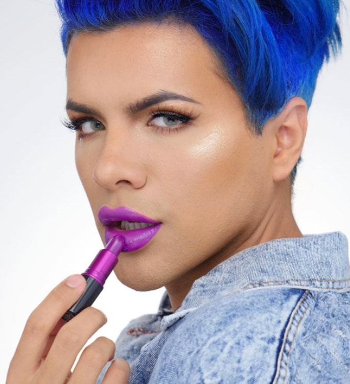 Instagram celebrity Gabriel Zamora models for MAC (c/o Instagram)